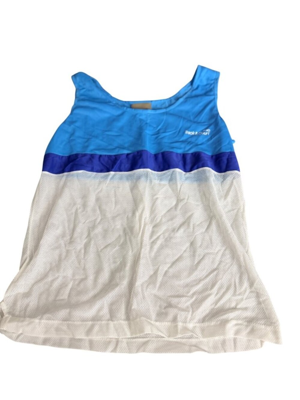 Vintage Track and Court  Womens Medium tank top 80s